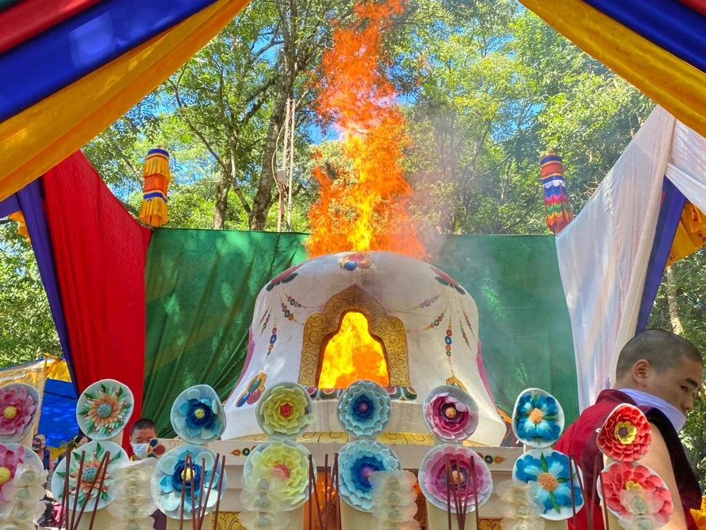Mayum Pema Tsering Wangmo's Cremation Ceremonies