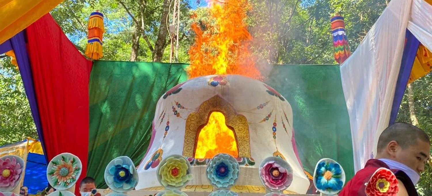 Mayum Pema Tsering Wangmo's Cremation Ceremonies
