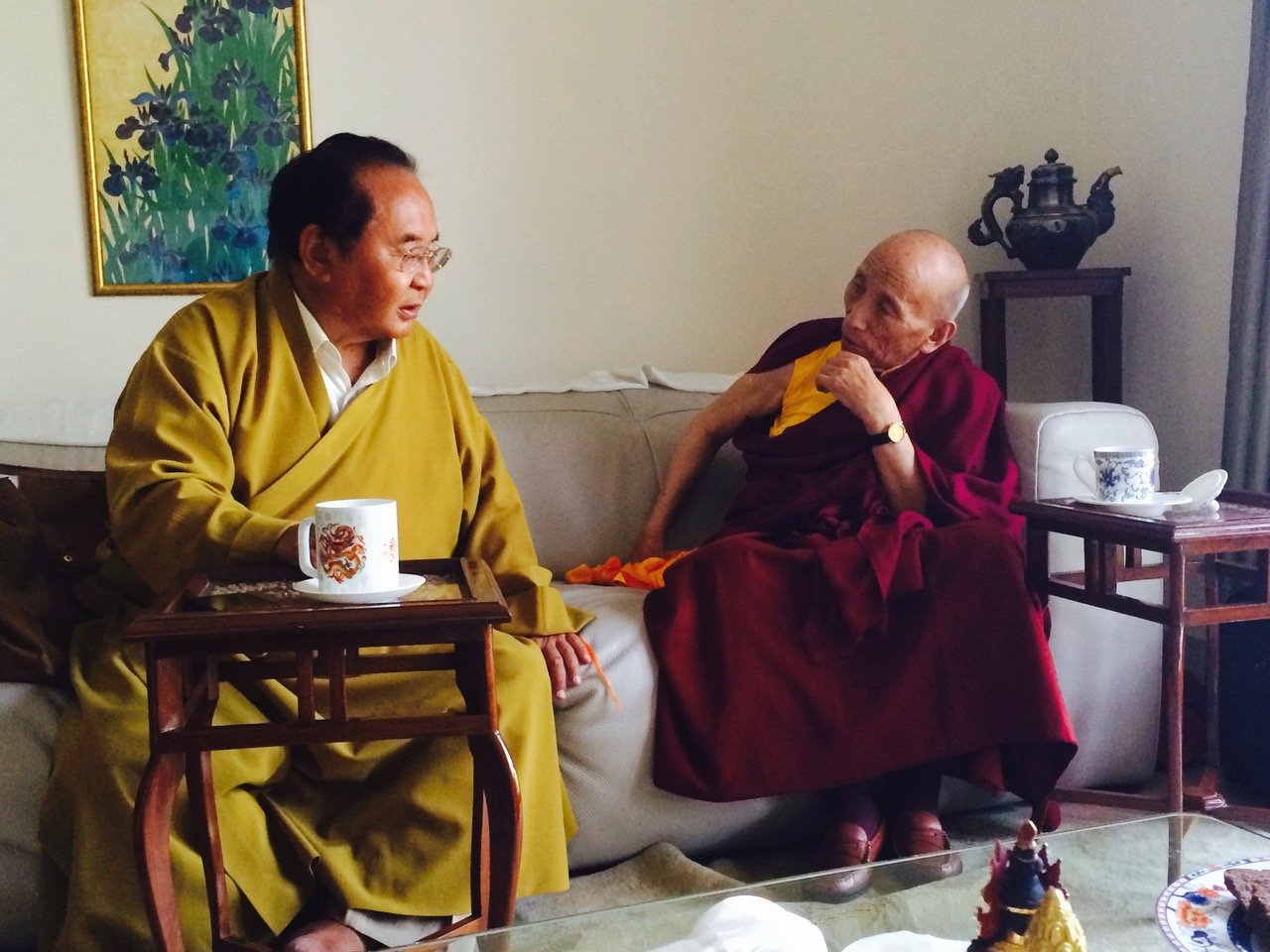 Sogyal Rinpoche and Soktse Rinpoche, 2014