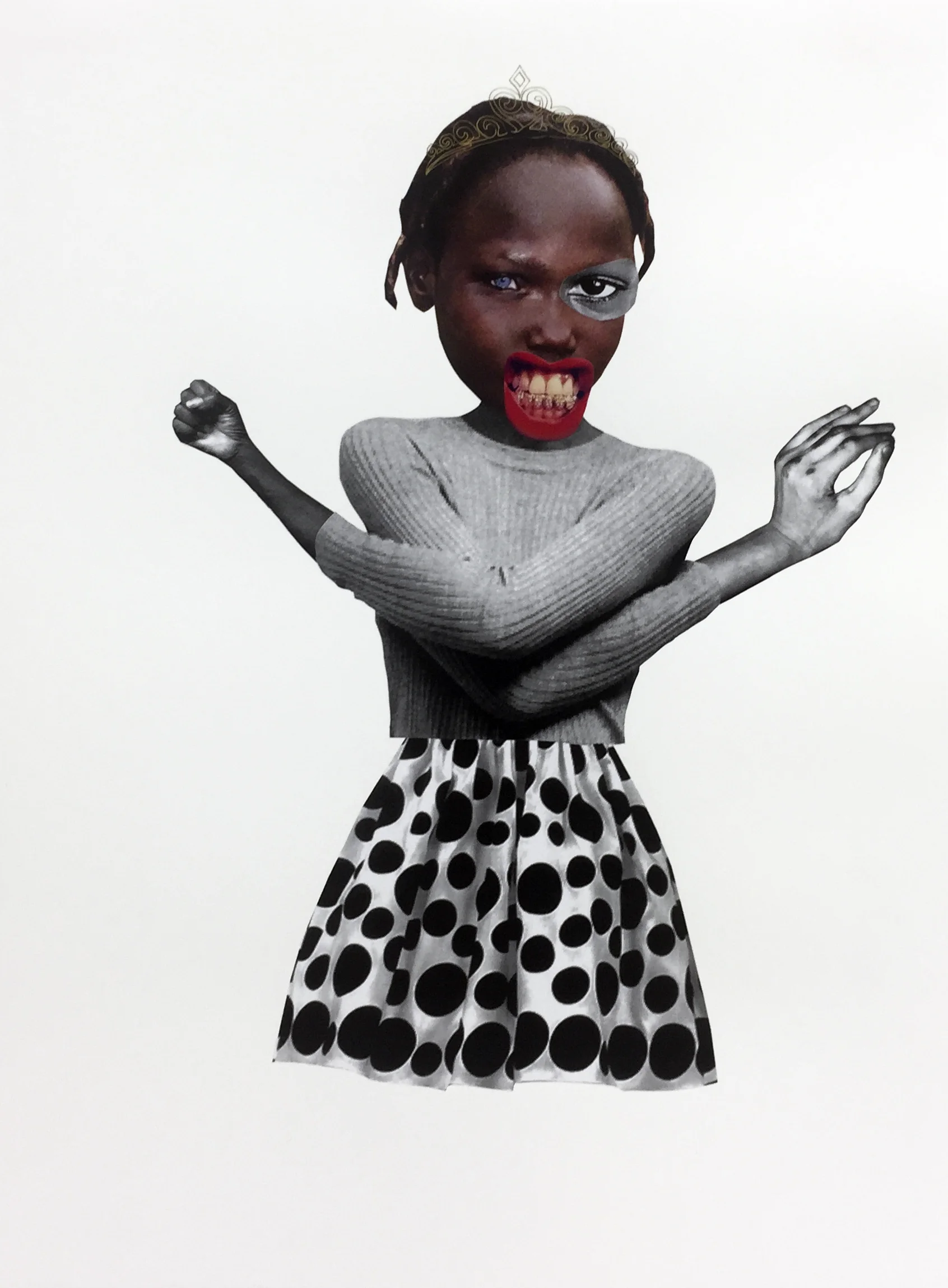 © Deborah Roberts " Radical ", 2017 / Galerie Anne de Villepoix 