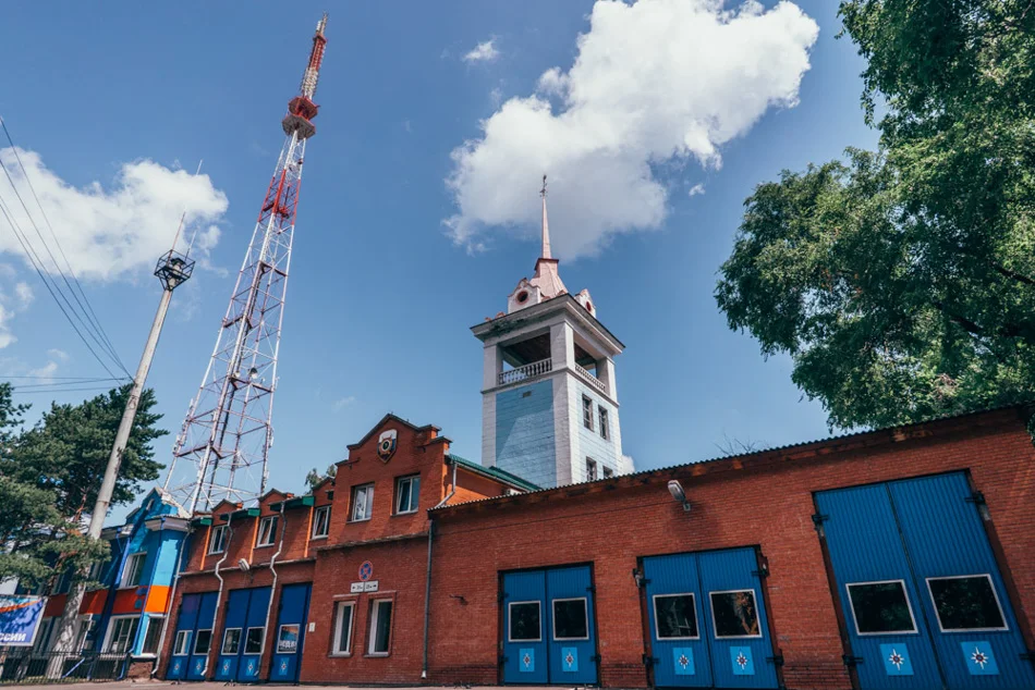 The first fire station in town