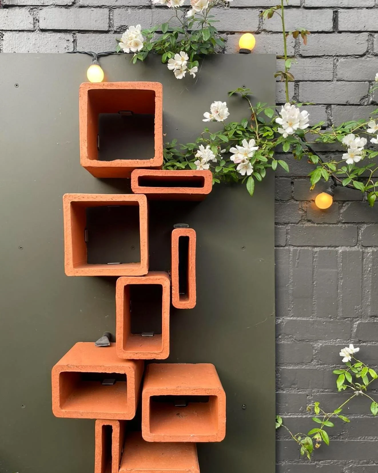 Clay block fountain from a couple years ago ⛲️