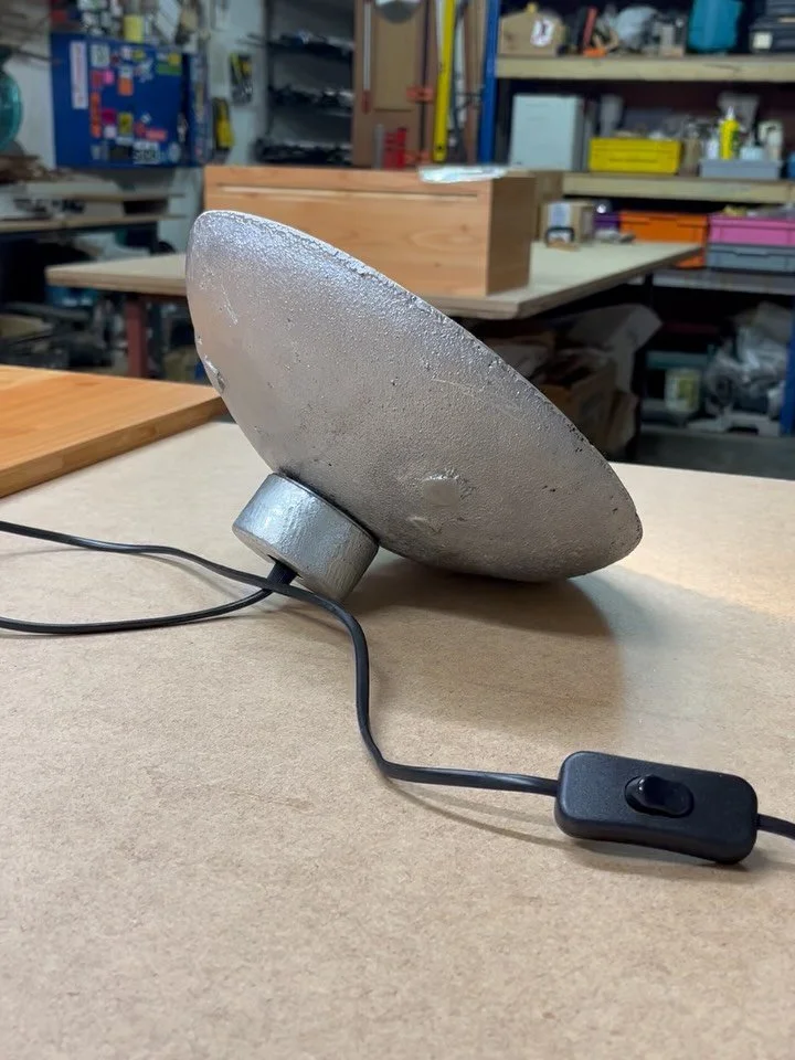 Asanka Lamp, sand cast aluminium &amp; hot-dip galvanised steel. Can also be wall or ceiling mounted

Edition of 6, 4 available, DM for pricing 💡