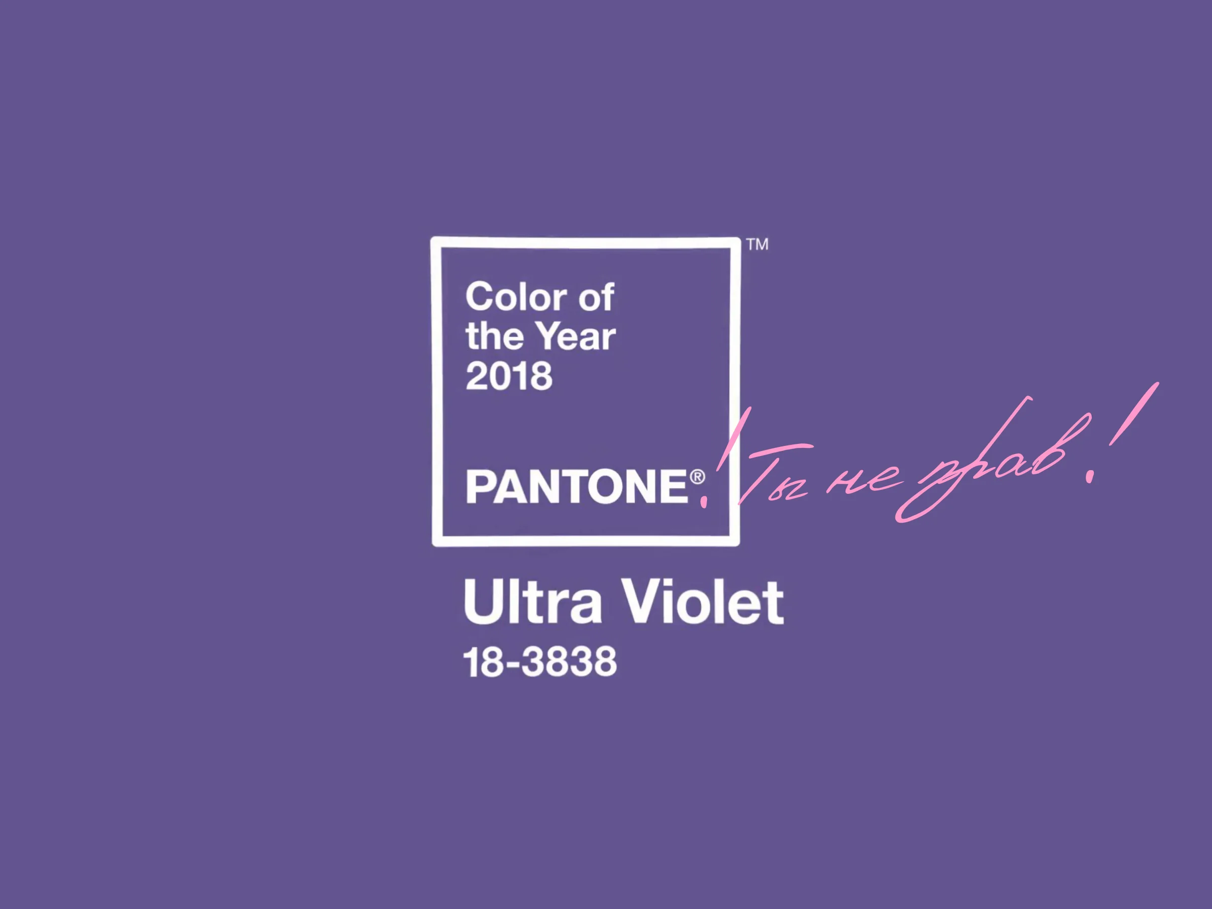 Цвет 2018 года по версии Pantone. Ультрафиолетовый & Co