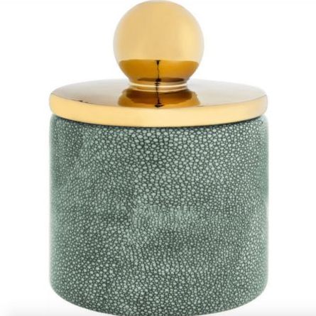  золотой керамический контейнер для хранения  Керамическая настольная ваза Gold 