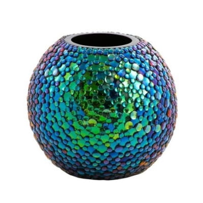 многоцветная радужная ваза настольная Radiance