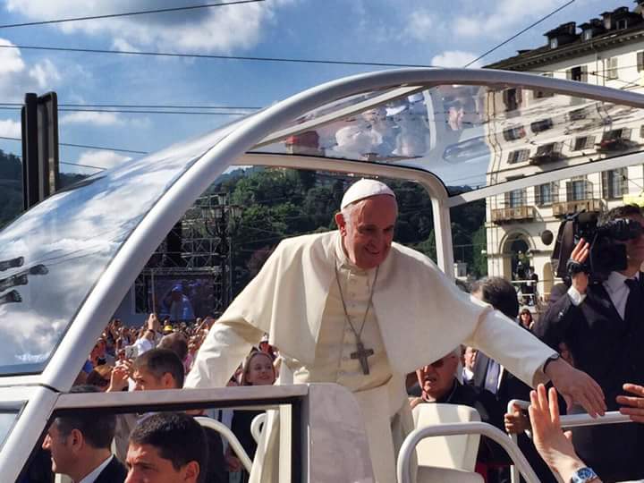 Yes, I got this close to the Pope!