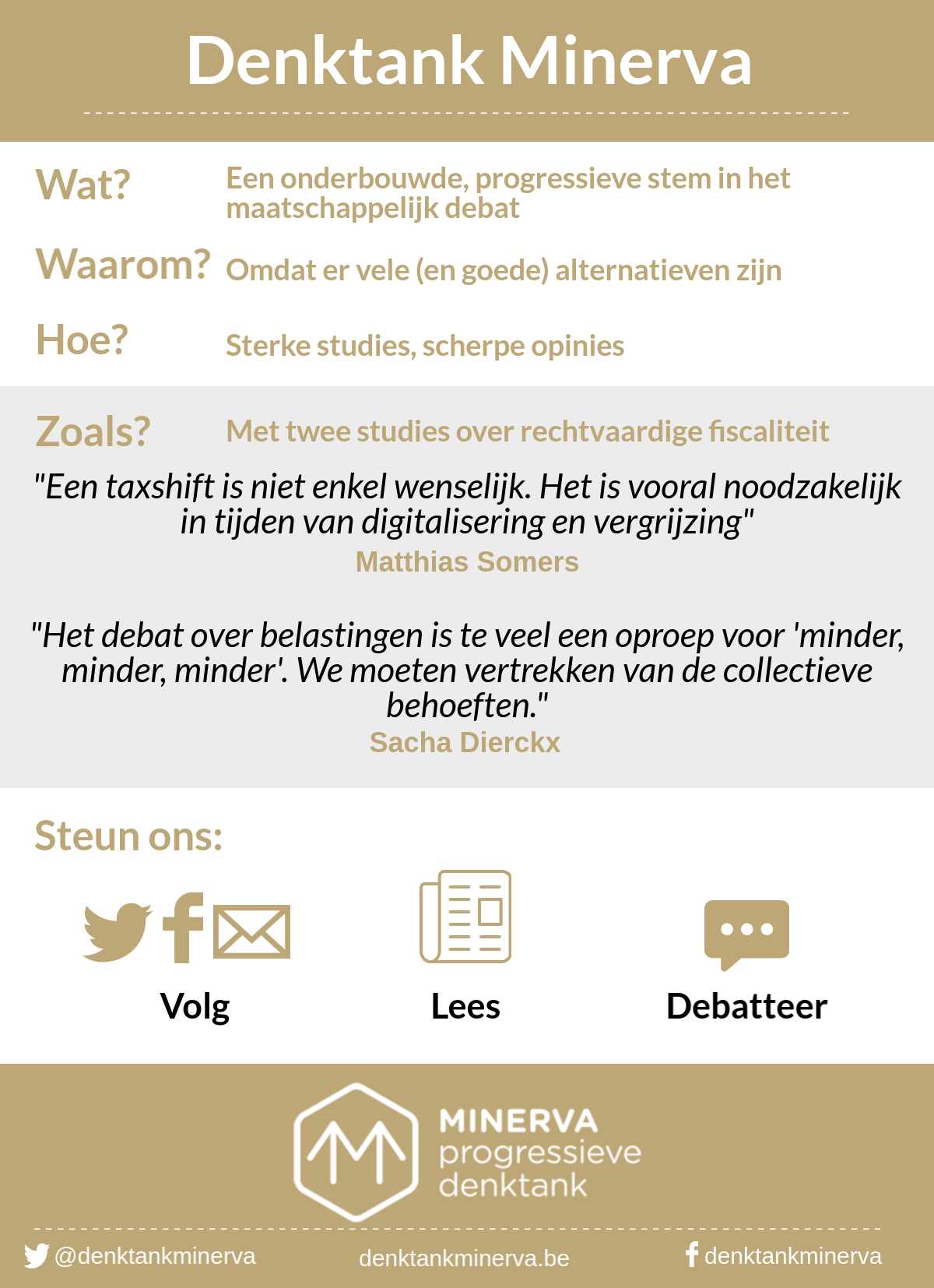 Wat is denktank Minerva?