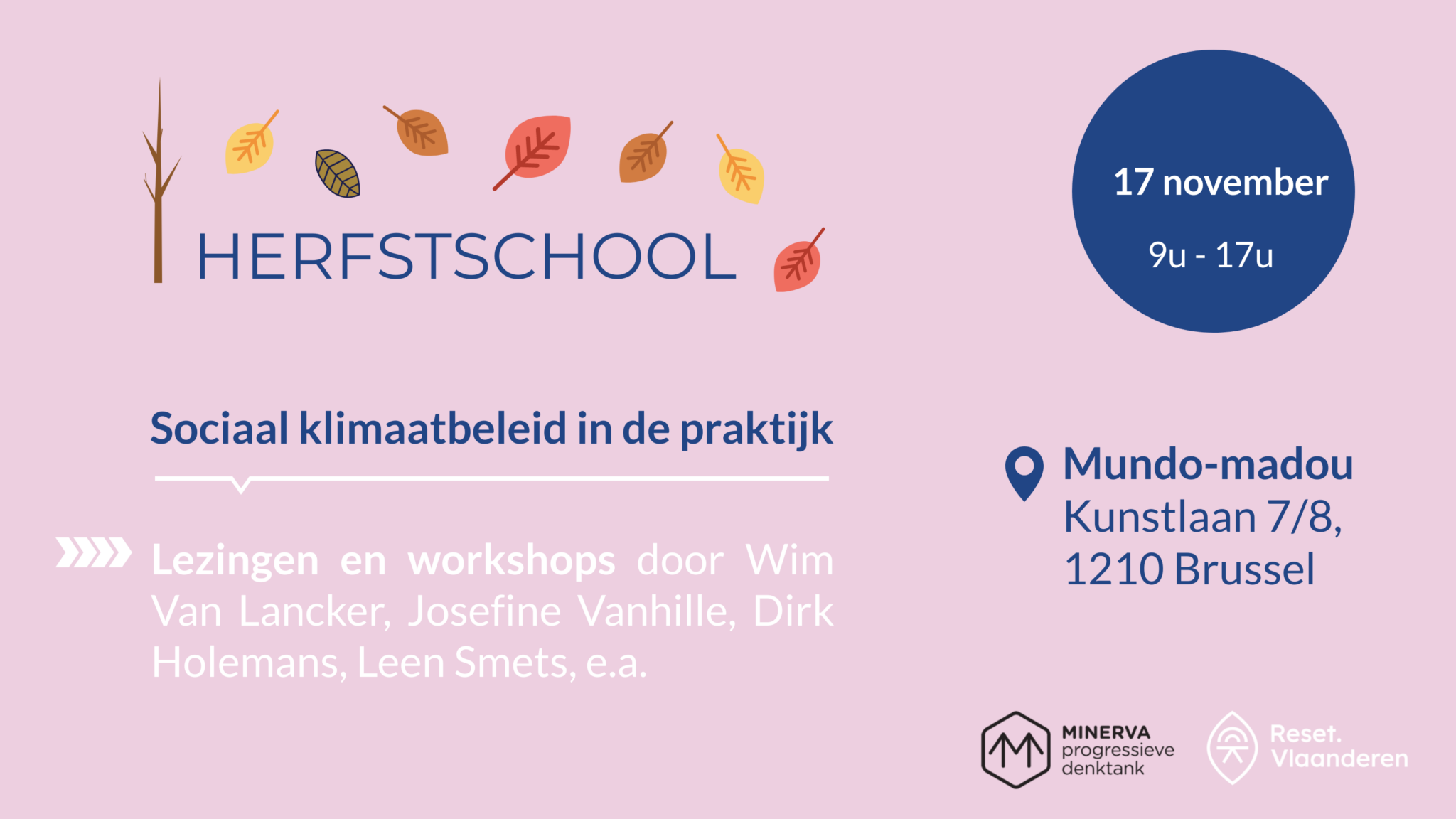 Herfstschool: Sociaal klimaatbeleid in de praktijk