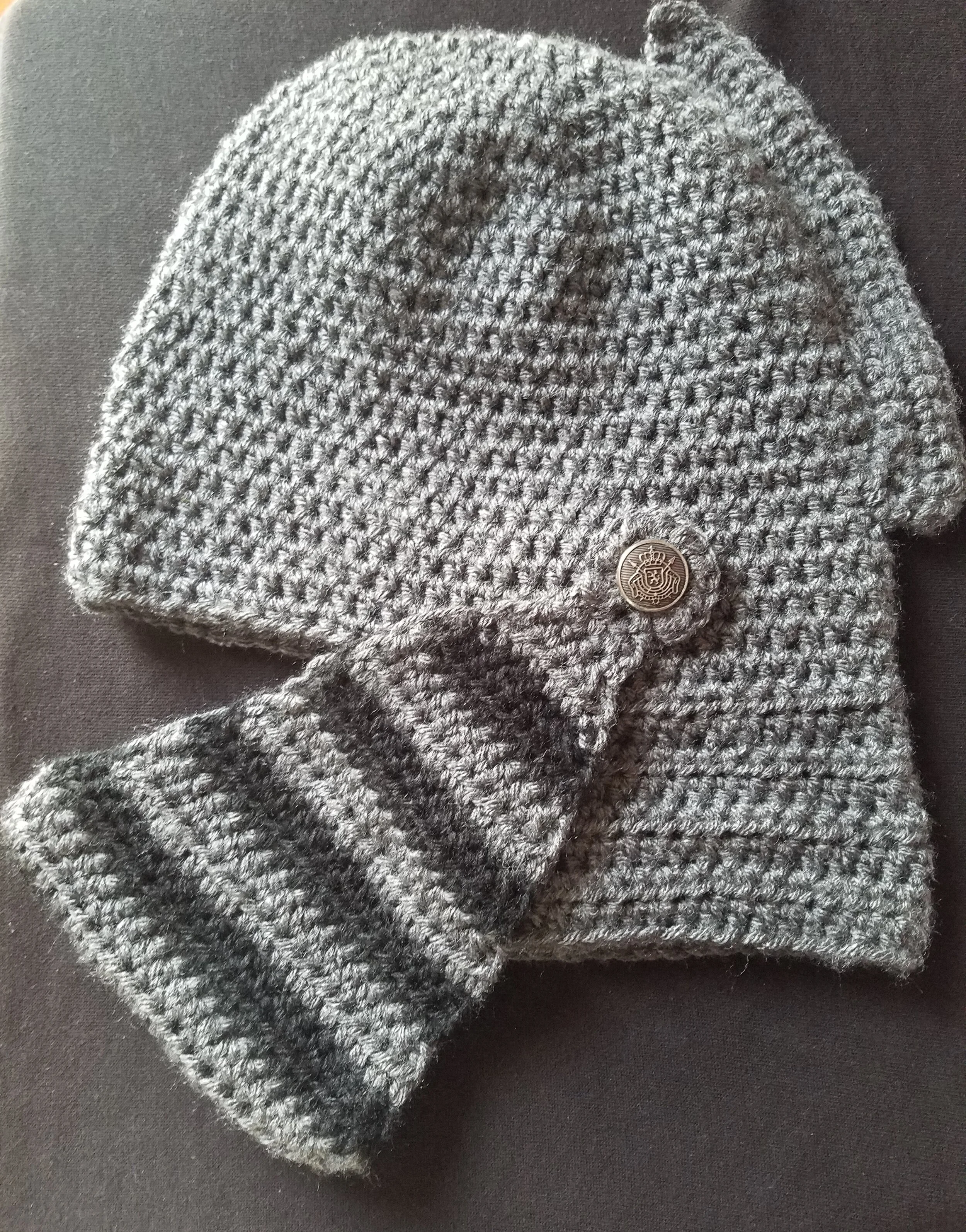 Crochet Knight Helmet — Carmen Lookshire