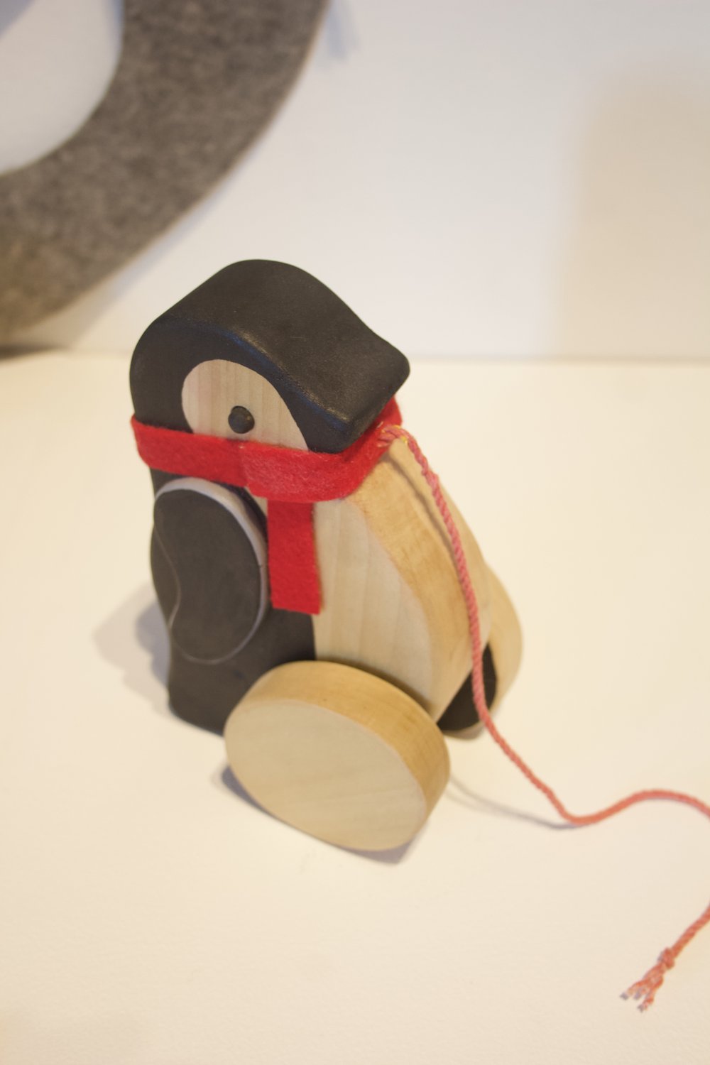 Wobbling Penguin - Pull Toy