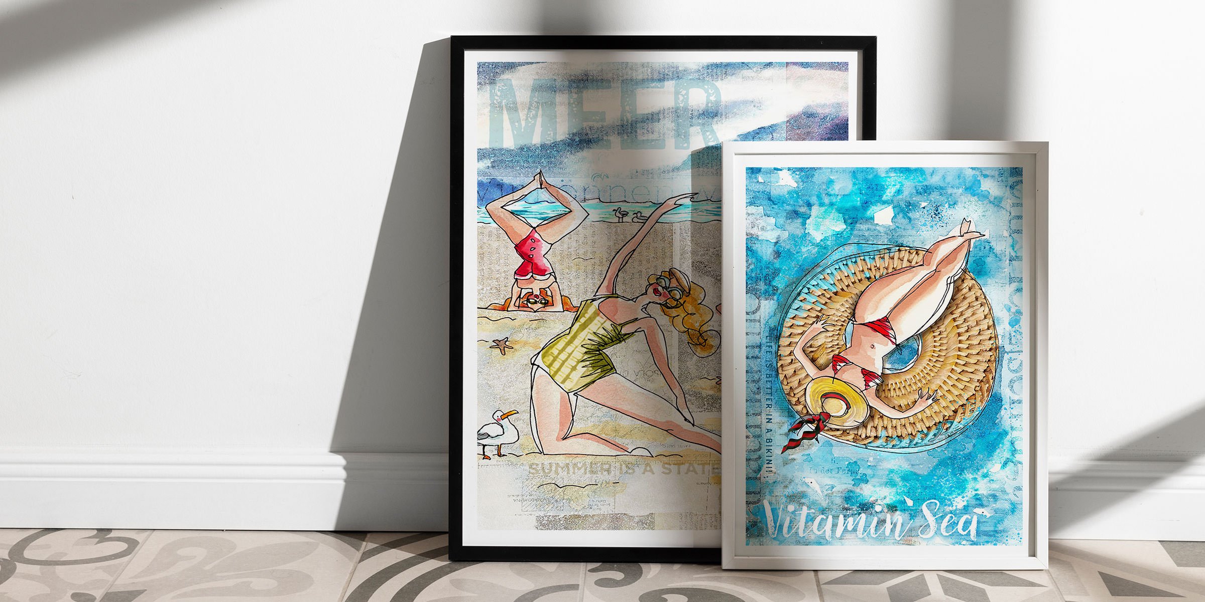 Poster ★ Yogaladies &amp; Vitamin Sea