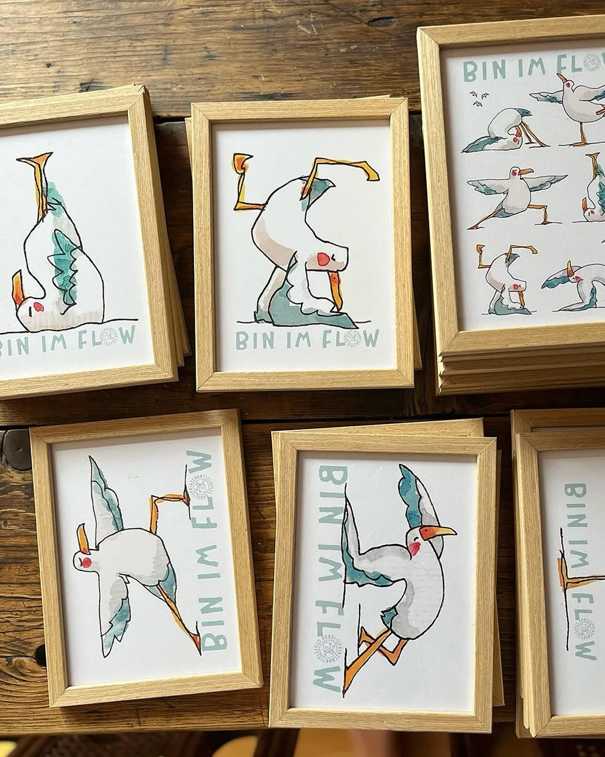 Welche Yogam&ouml;we magst du am Liebsten? (von links nach rechts):
Ferdi (Schulterstand)
Fredi (Unterarmstand)
Team Flow (die ganze Bande*)
Liesbeth (Heldin)
Rudi (Rockstar)
Ihr findet alle bei uns im Shop oder im @fachlhamburg, @fachlluebeckcittipa