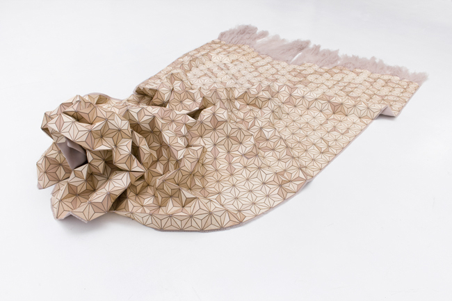 Fig. 6. Elisa Strozyk, Wooden Textile, No 1 , 2010
