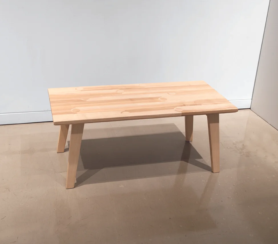 Ontwerpduo. Joints Revised, 2016. Ash. 16 x 37 1/2 x 17 3/4 in. Private collection. 2016.O.01. Photo: John Carlano METHOD: CNC router