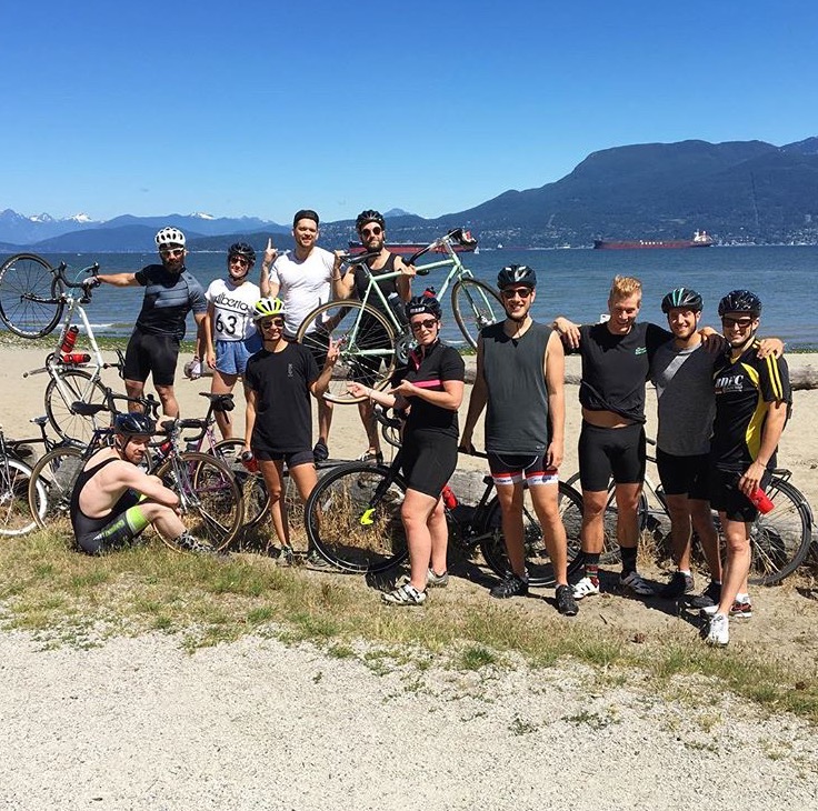 Vancouver on a bike