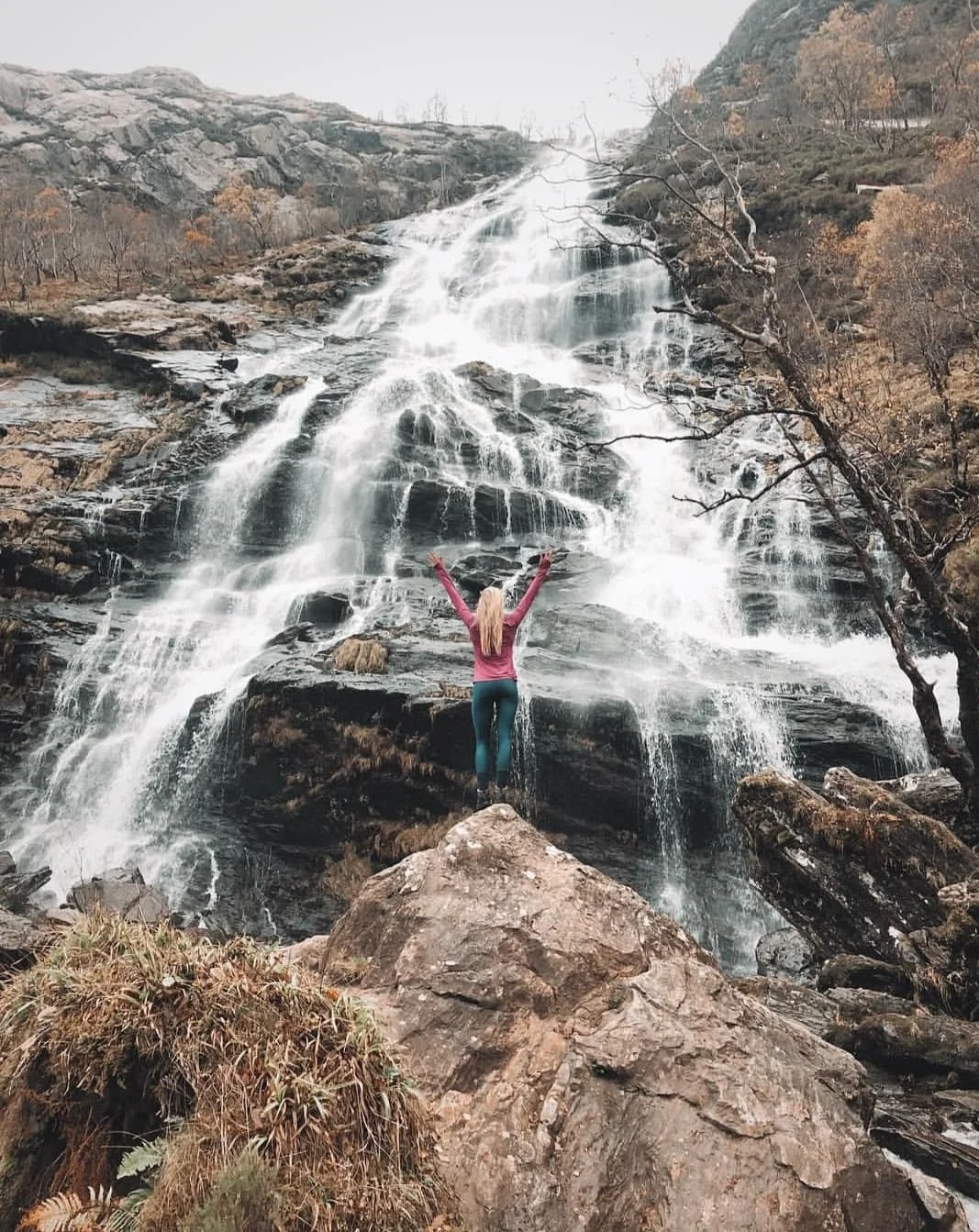 steall waterfall