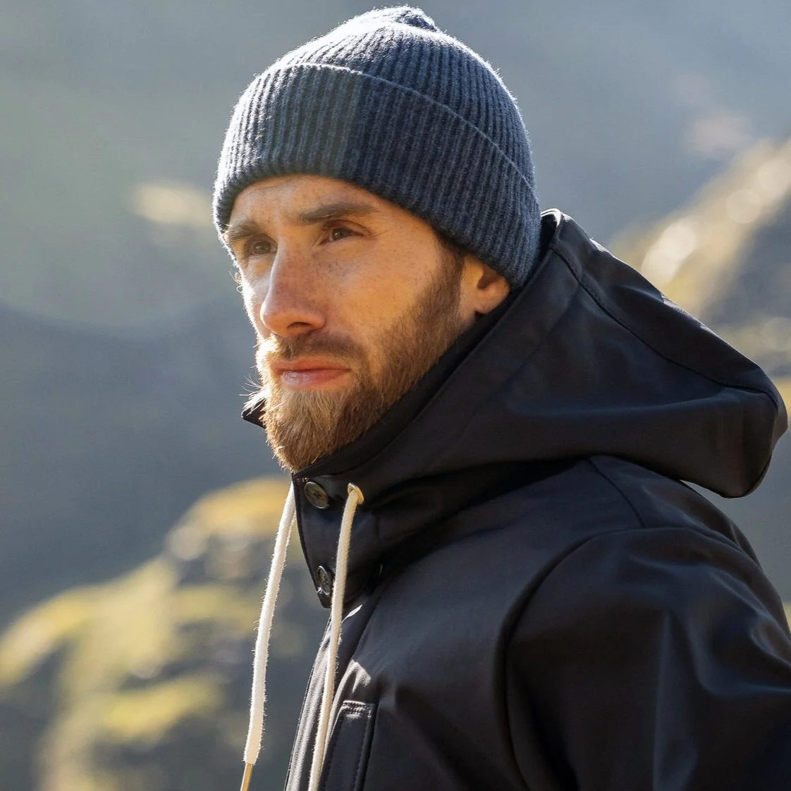 Lambswool Beanie - Navy — Meander Apparel