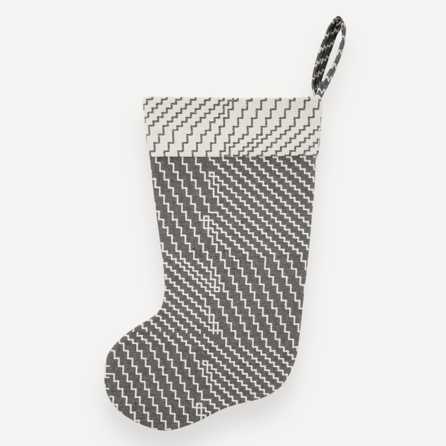 Step Dark Recycled Cotton Christmas Stocking