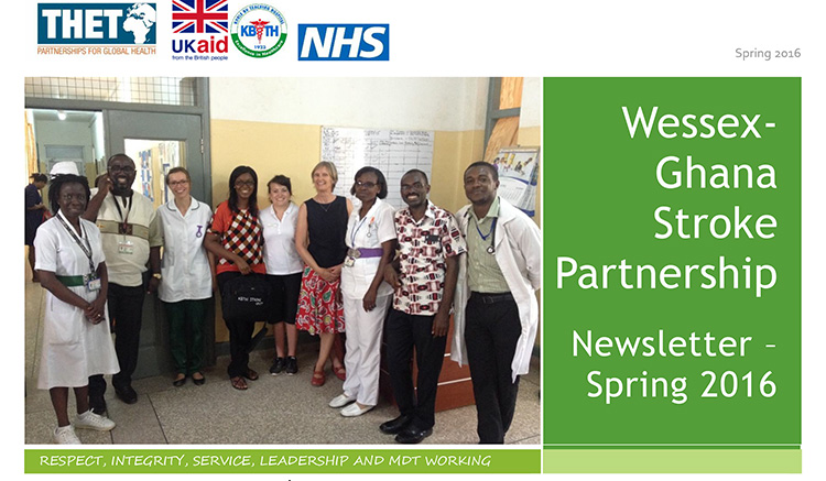 This edition features; Celebrating the 2nd Anniversary of the KBTH Stroke Unit, 3 minutes with Dorothy Anane, the Ghanain team visit to the UK plus more...