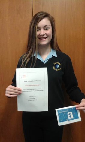 2nd Prize – Darcey Jessup – Farlingaye High School