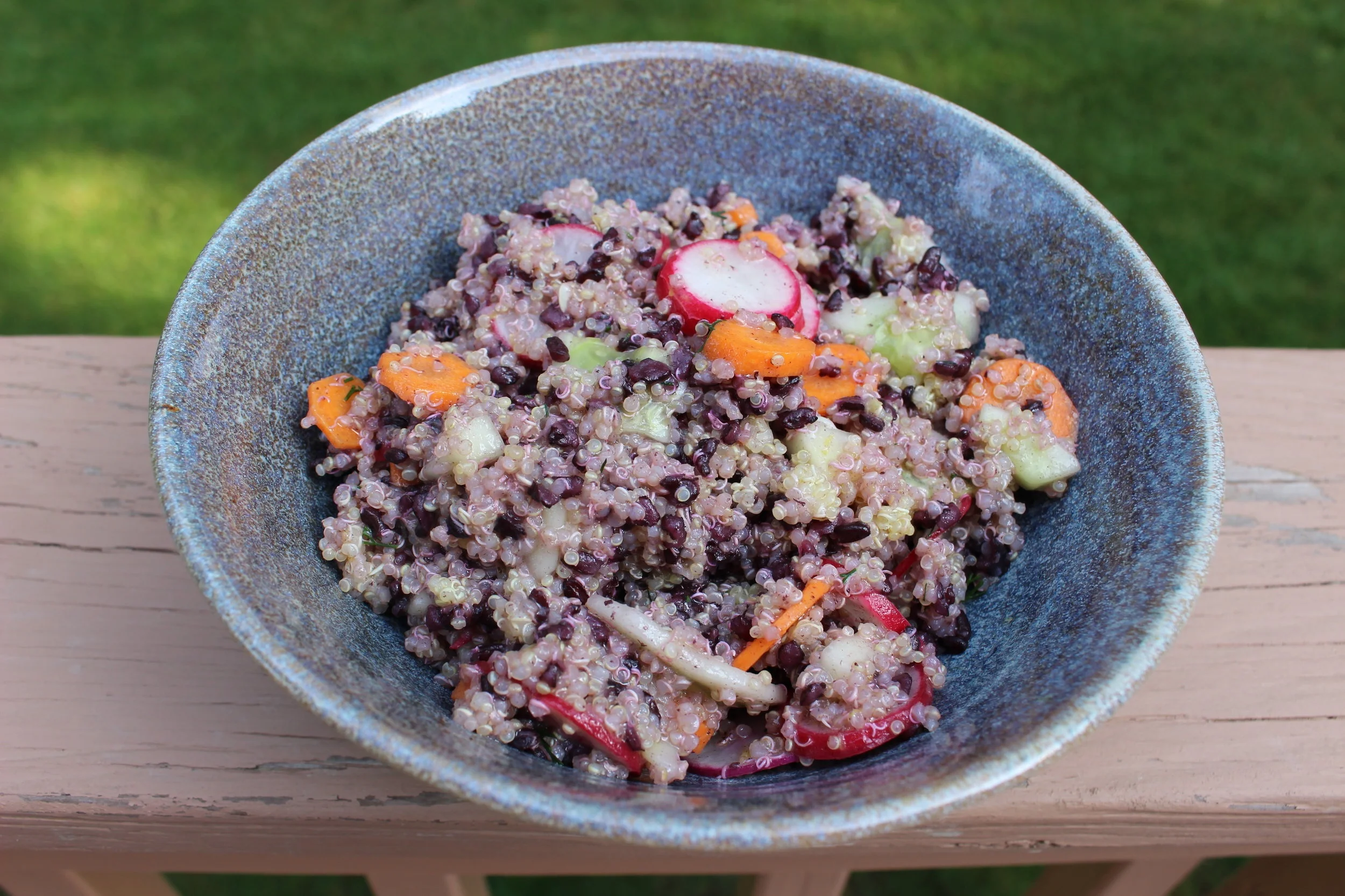 Quinoa & Black Rice Salad with Dill