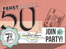 Cellar and plate is proud to announce we were chosen as one of the top 50 food and wine joints in the springfield area for 2018 by Feast Magazine! (Runner up category)
