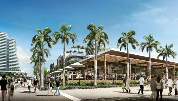 Rendering of Bahia Mar (Credit NBWW)