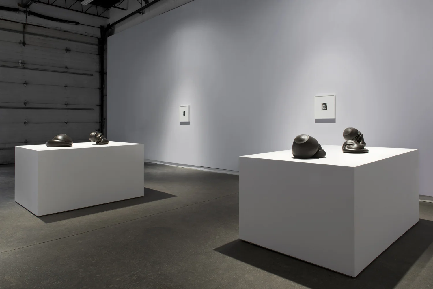 Sixes and Sevens (2017) ceramic, sizes variable Kiss Portfolio (2016) gelatin silver print, 4” x 5”, from a portfolio of 8 images Installation view of Unruly Matter at Daniel Faria Gallery, Toronto, Canada
