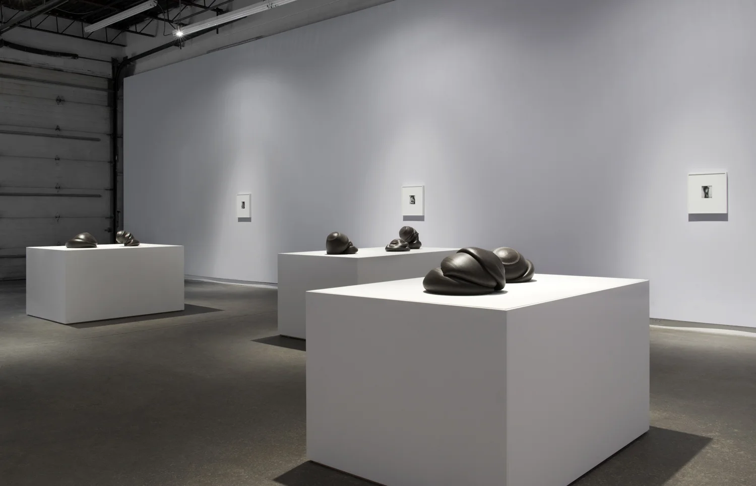 Sixes and Sevens (2017) ceramic, sizes variable Kiss Portfolio (2016) gelatin silver print, 4” x 5”, from a portfolio of 8 images Installation view of Unruly Matter at Daniel Faria Gallery, Toronto, Canada
