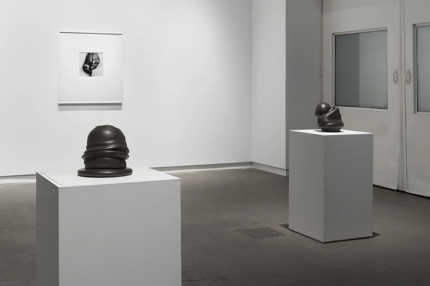 Sixes and Sevens (2017) ceramic, sizes variable Seem (2016) gelatin silver print, 12” x 12” Installation view of Unruly Matter at Daniel Faria Gallery, Toronto, Canada