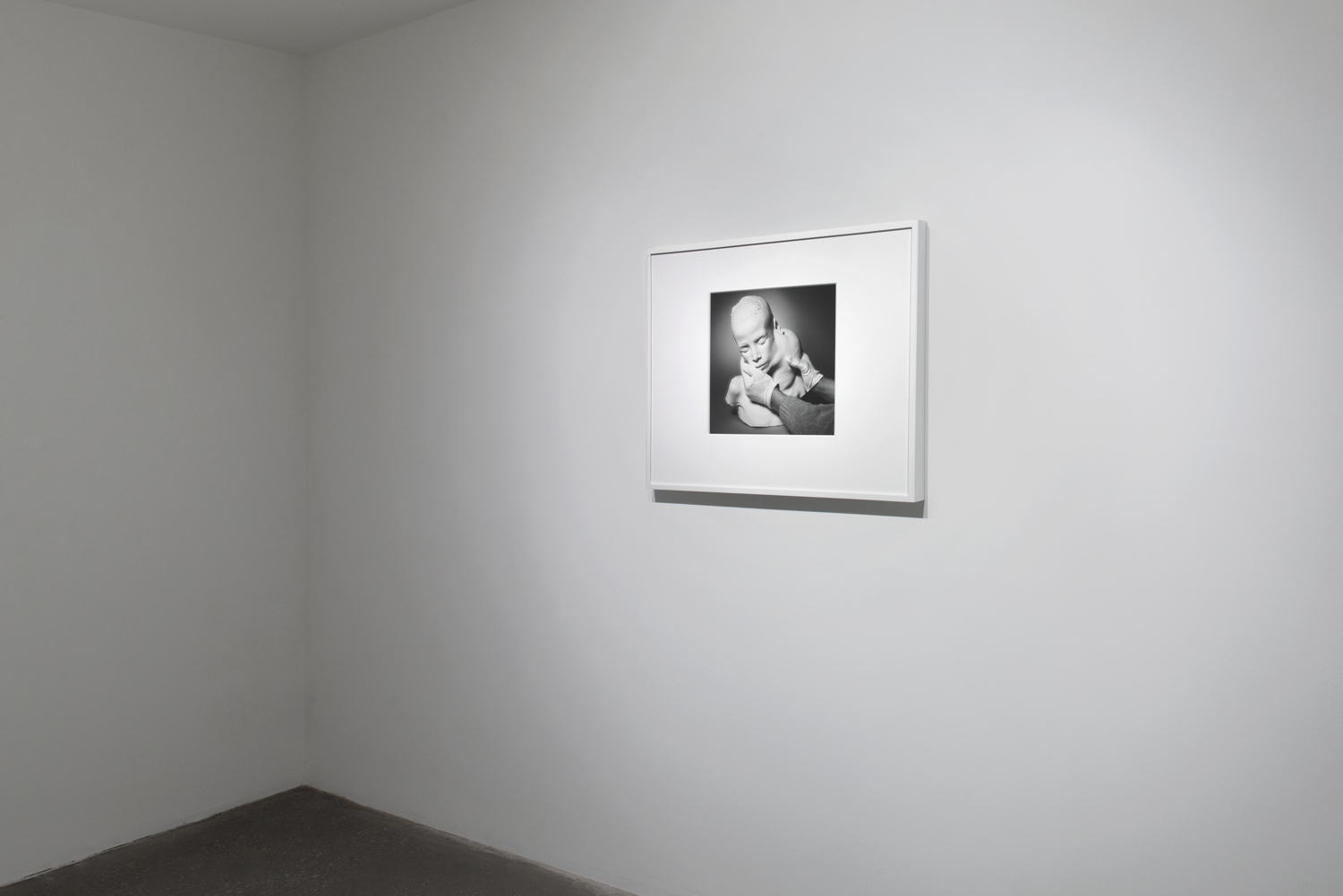   Lifecast &nbsp;(2017) gelatin silver print, 13.5” x 15”  Installation view of  Unruly Matter  at Daniel Faria Gallery, Toronto, Canada 