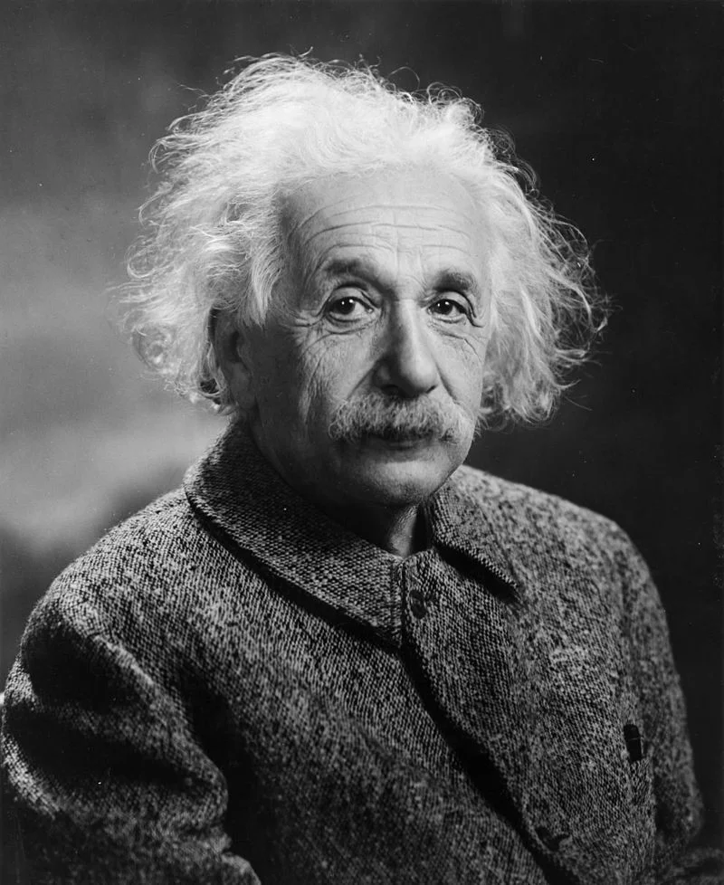 Albert Einstein. Photography via Wikimedia Commons.