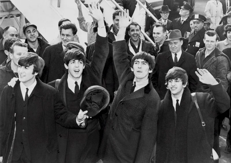 The Beatles in New York, 1964. Photography via Pixabay.com.
