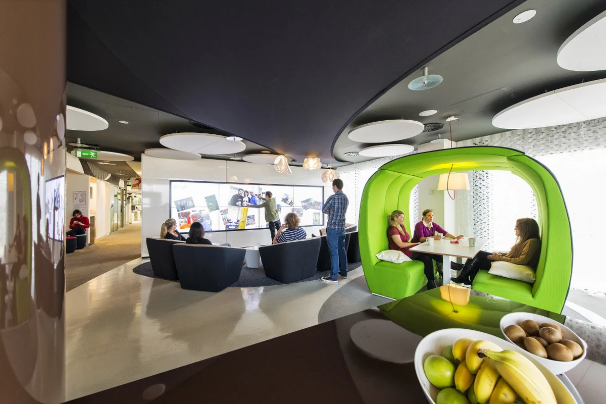 Google Dublin Campus. Dublin, Ireland. Architecture and interior design by Evolution Design. Photography by Peter Würmli.