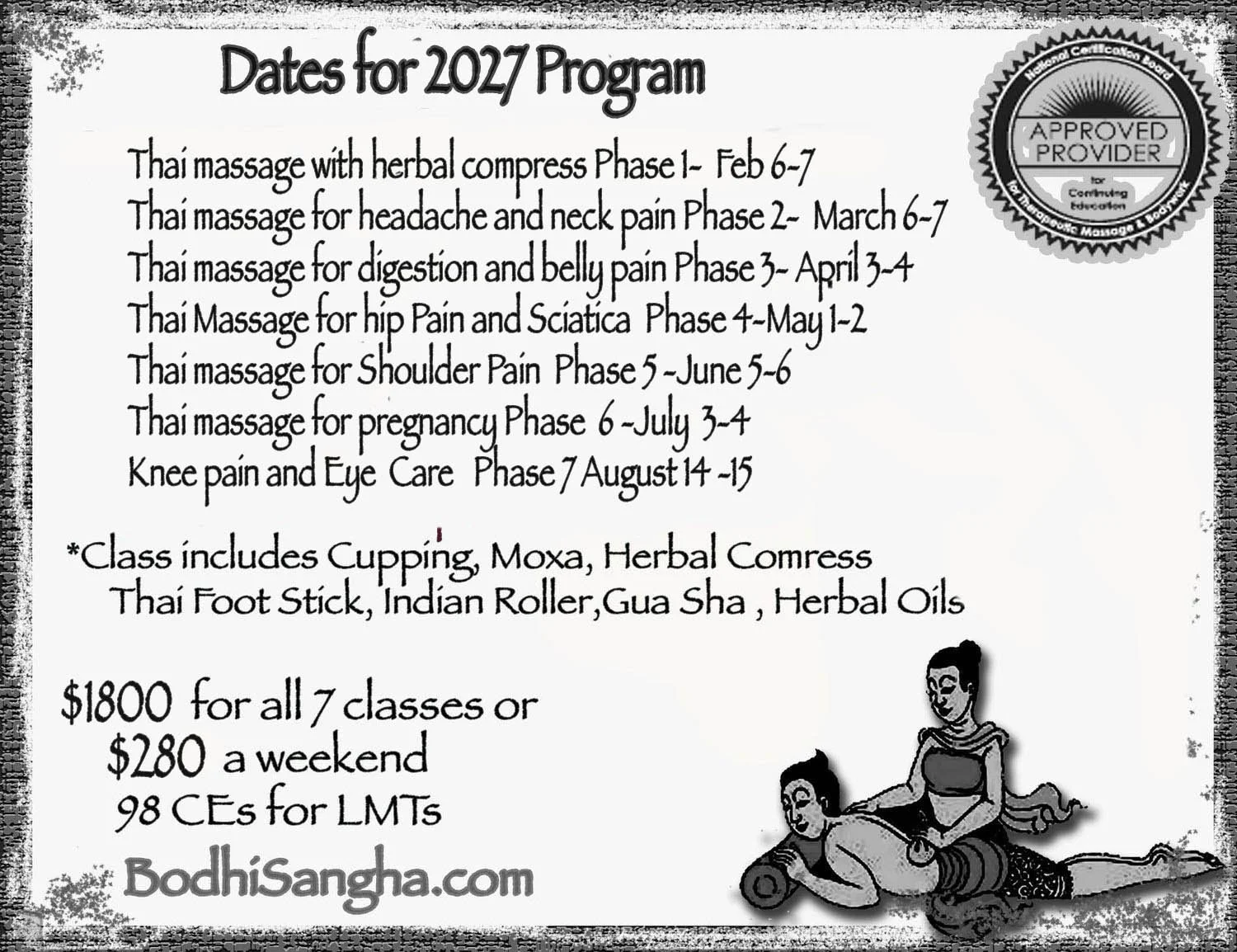 Thai-Massage Master Program- Tools and Protocols for Advanced Students