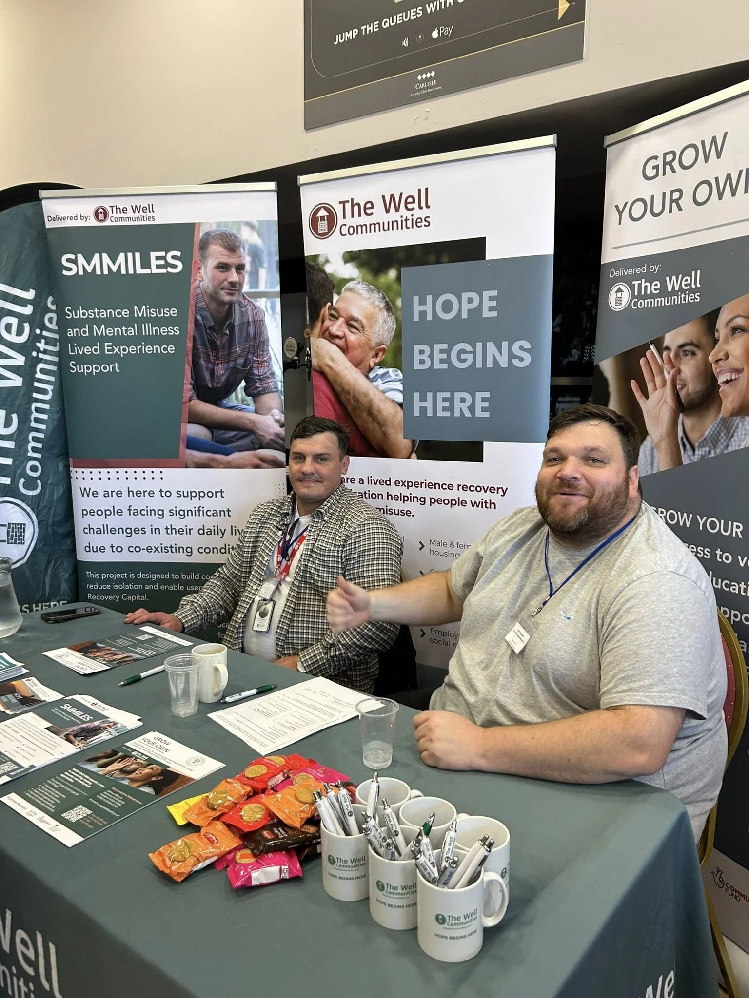 Danny and Scott attending a Carlisle Ambassadors event.