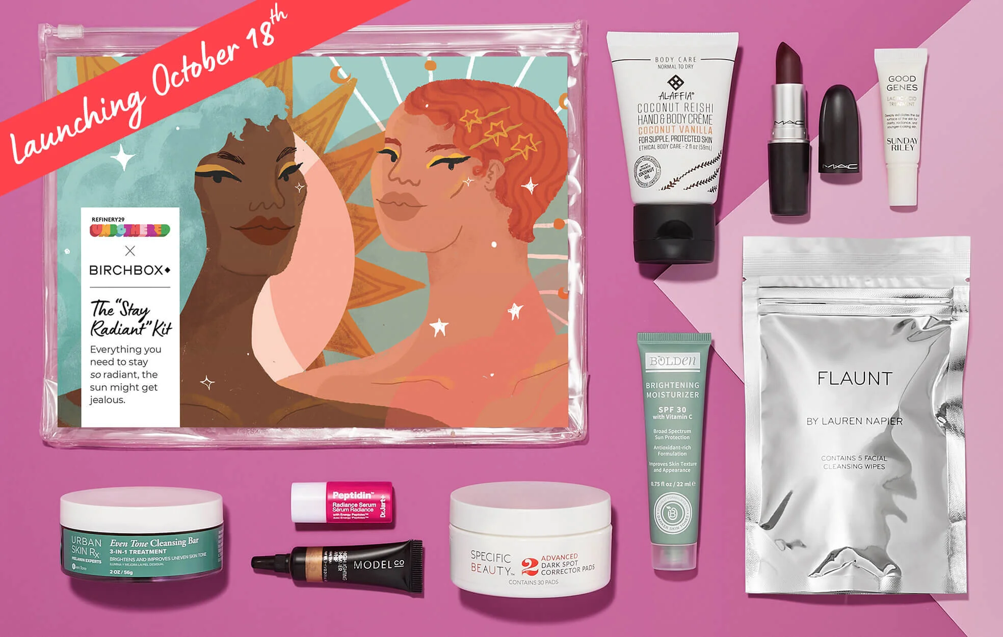 Refinery29 Unbothered x Birchbox The "Stay Radiant" Kit