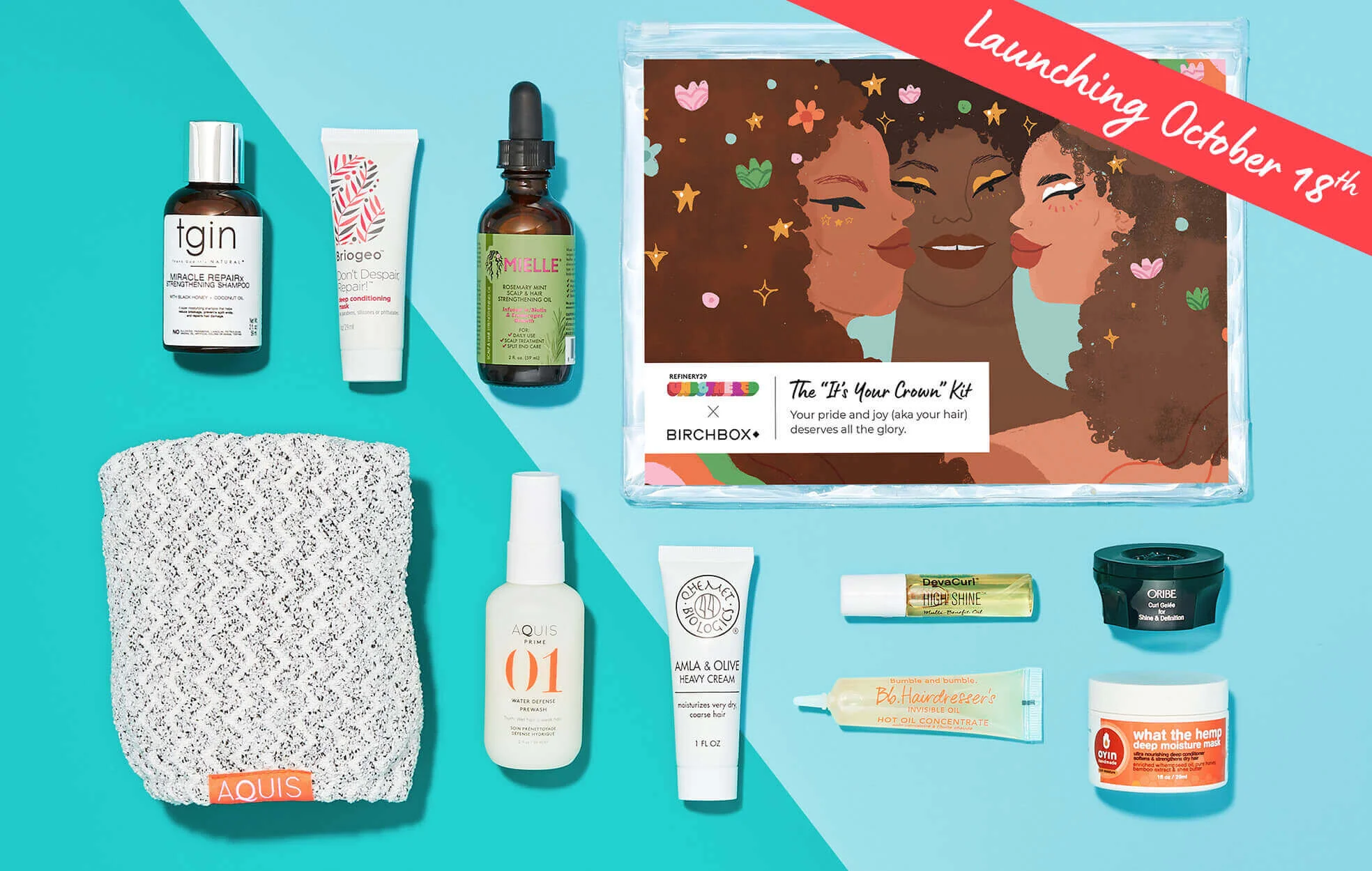 Refinery29 Unbothered x Birchbox  The "It's Your Crown" Kit