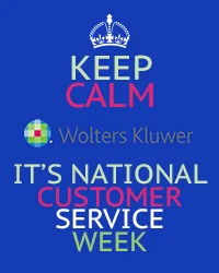 Customer Service Week Sign