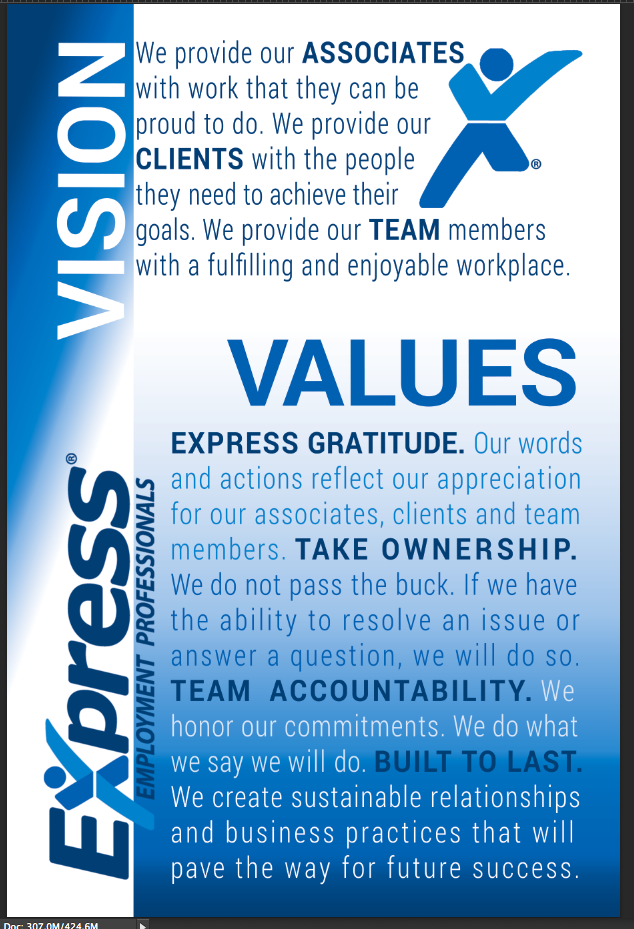 Mission Statement for Express Pros (Copy)