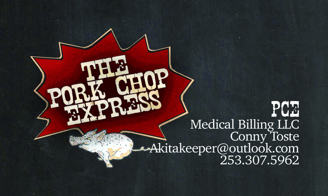PCE (Pork Chop Express) Medical Billing Service - Business Cards