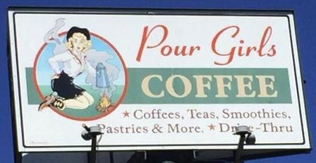 Pour Girls Coffee - Large Format Menu Board