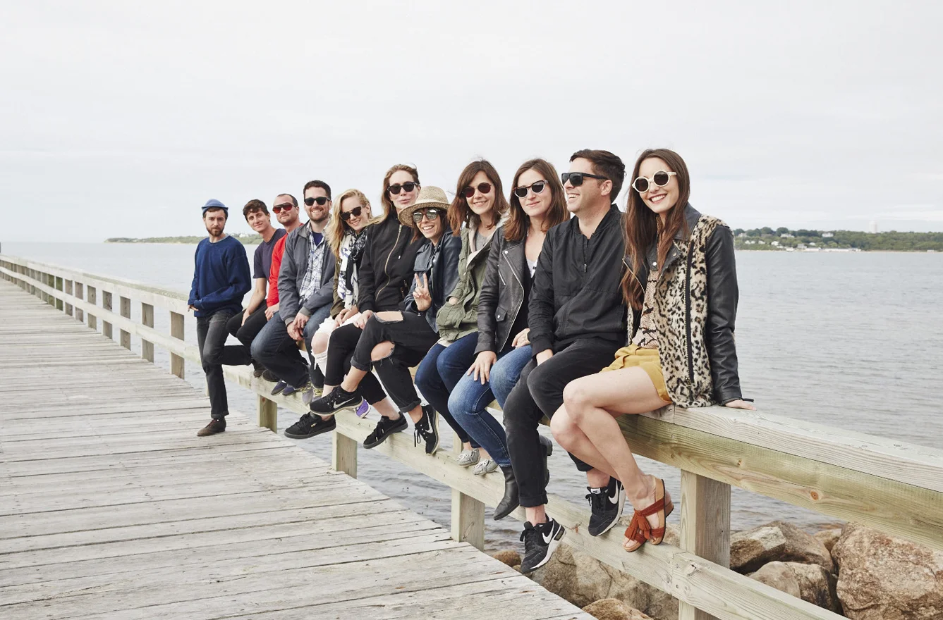 Location: Montauk, NY. Crew wrap shot..