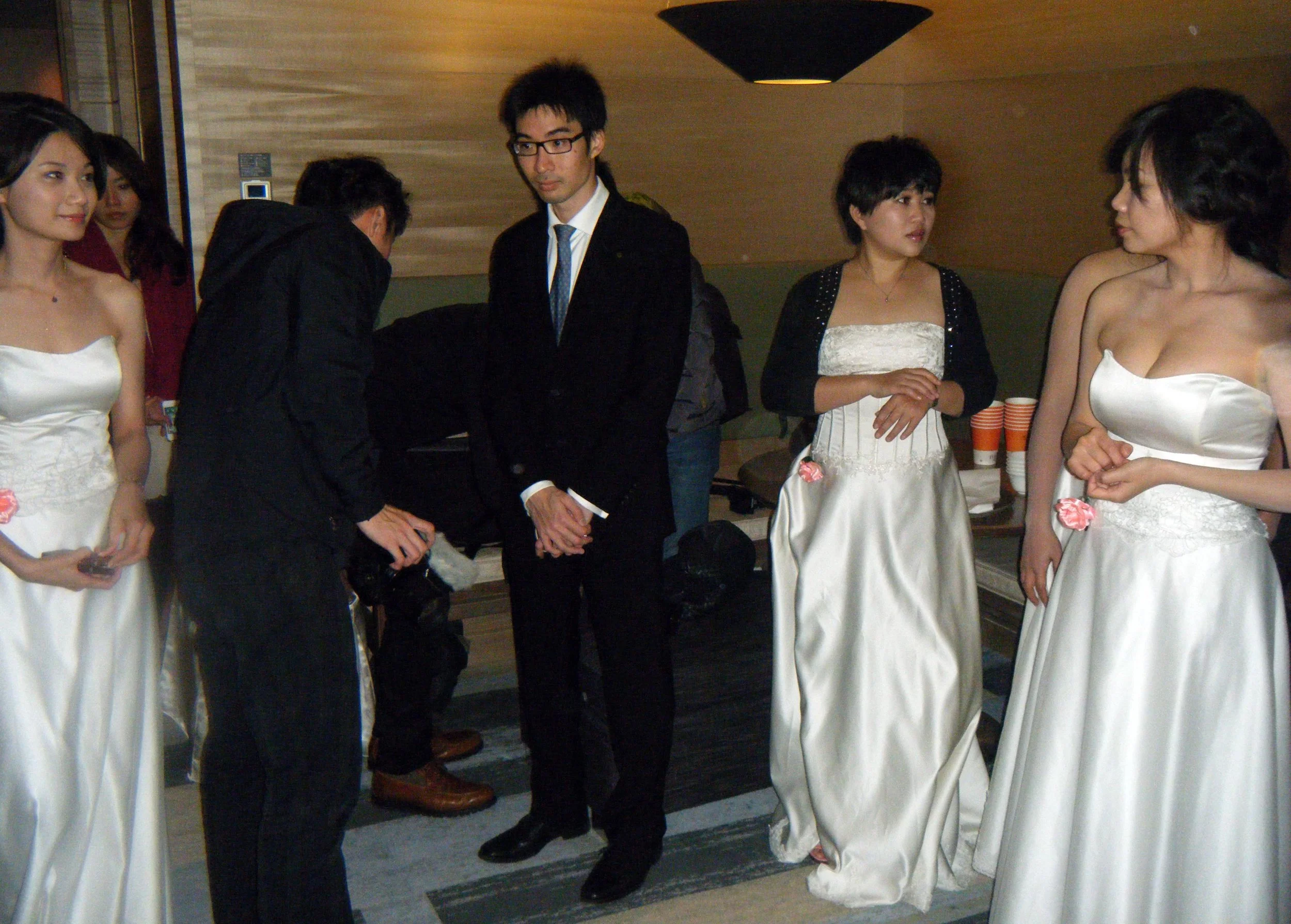 Gabe and bride's maids.jpg