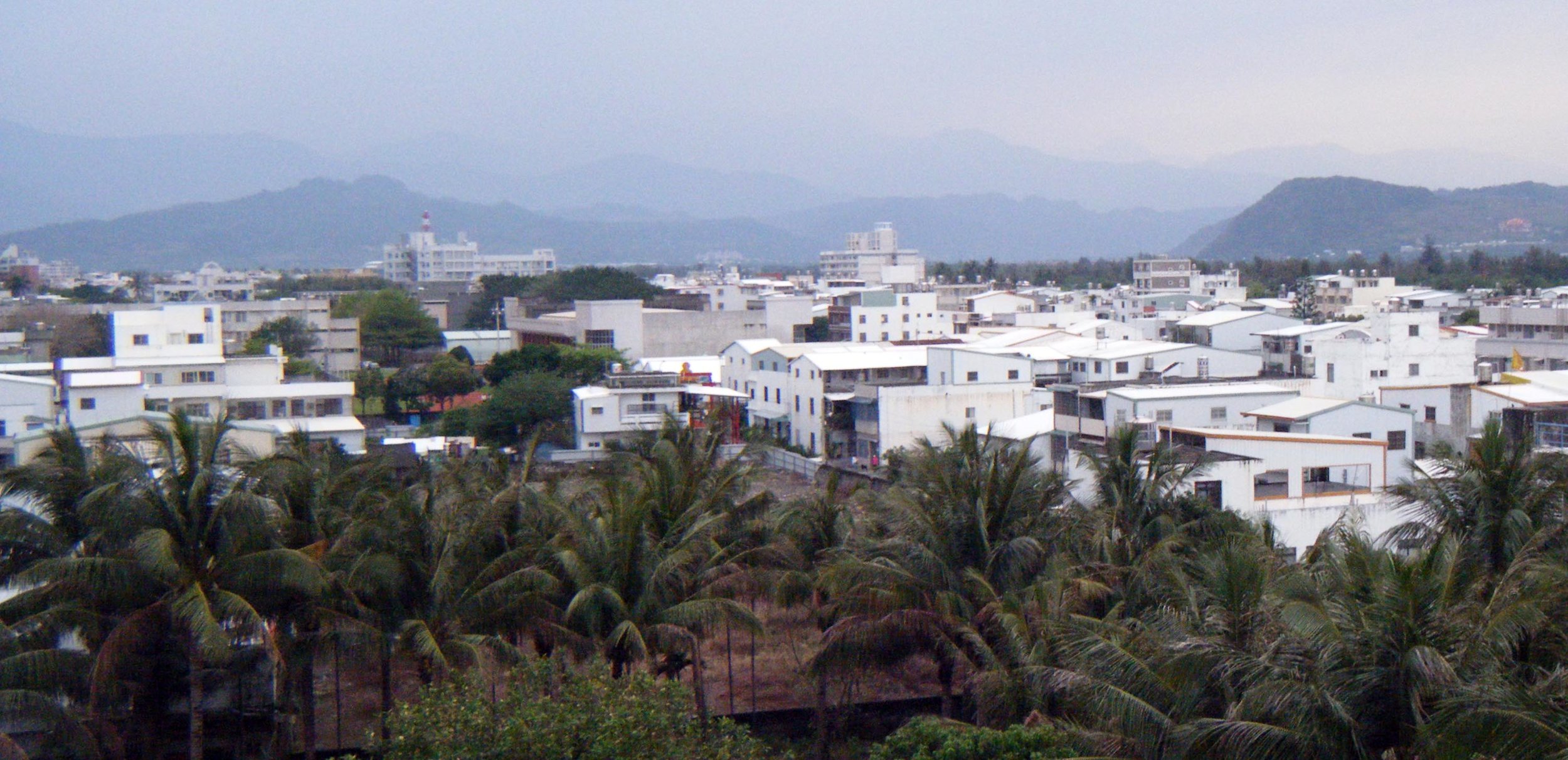 Taitung city from our hotel room.jpg