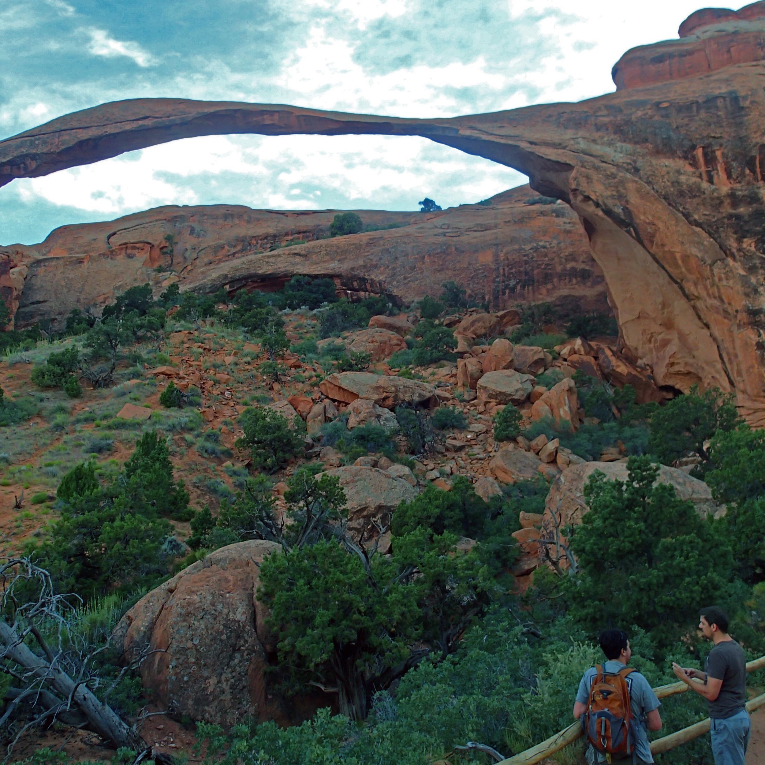 K and B at the arch.jpg