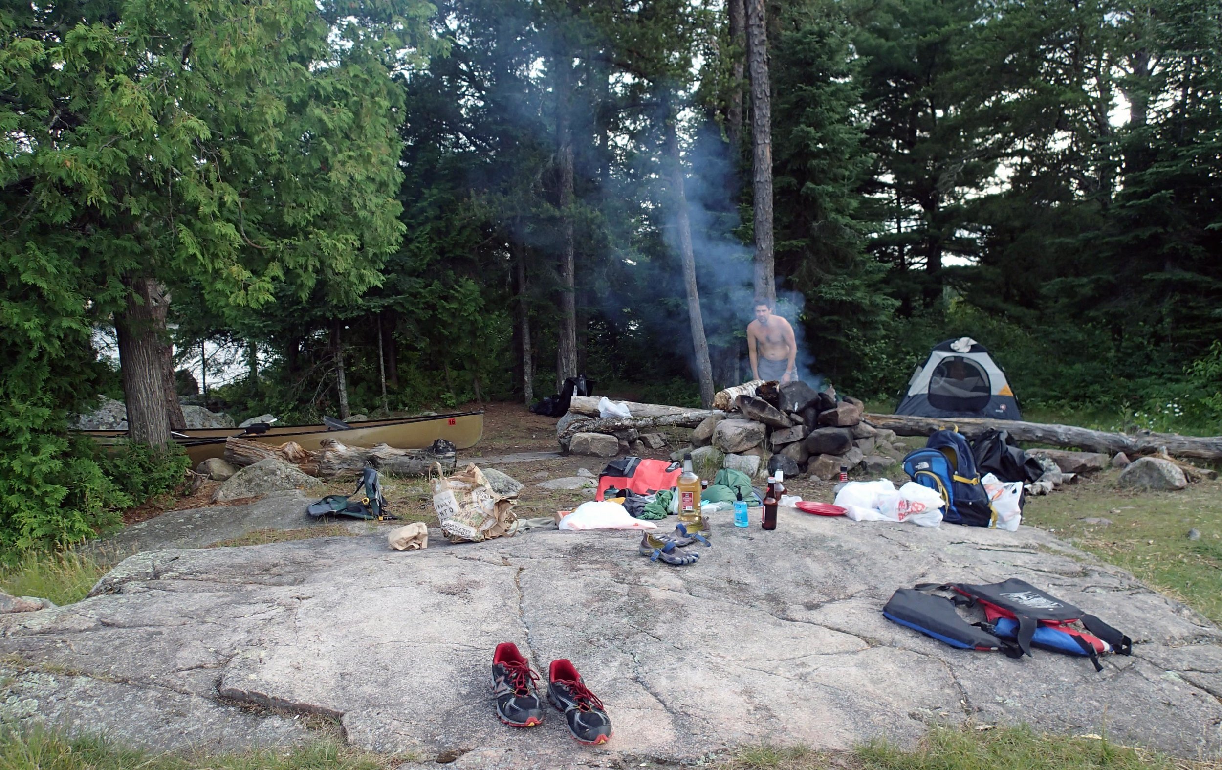 Brian at the first campsite.jpg