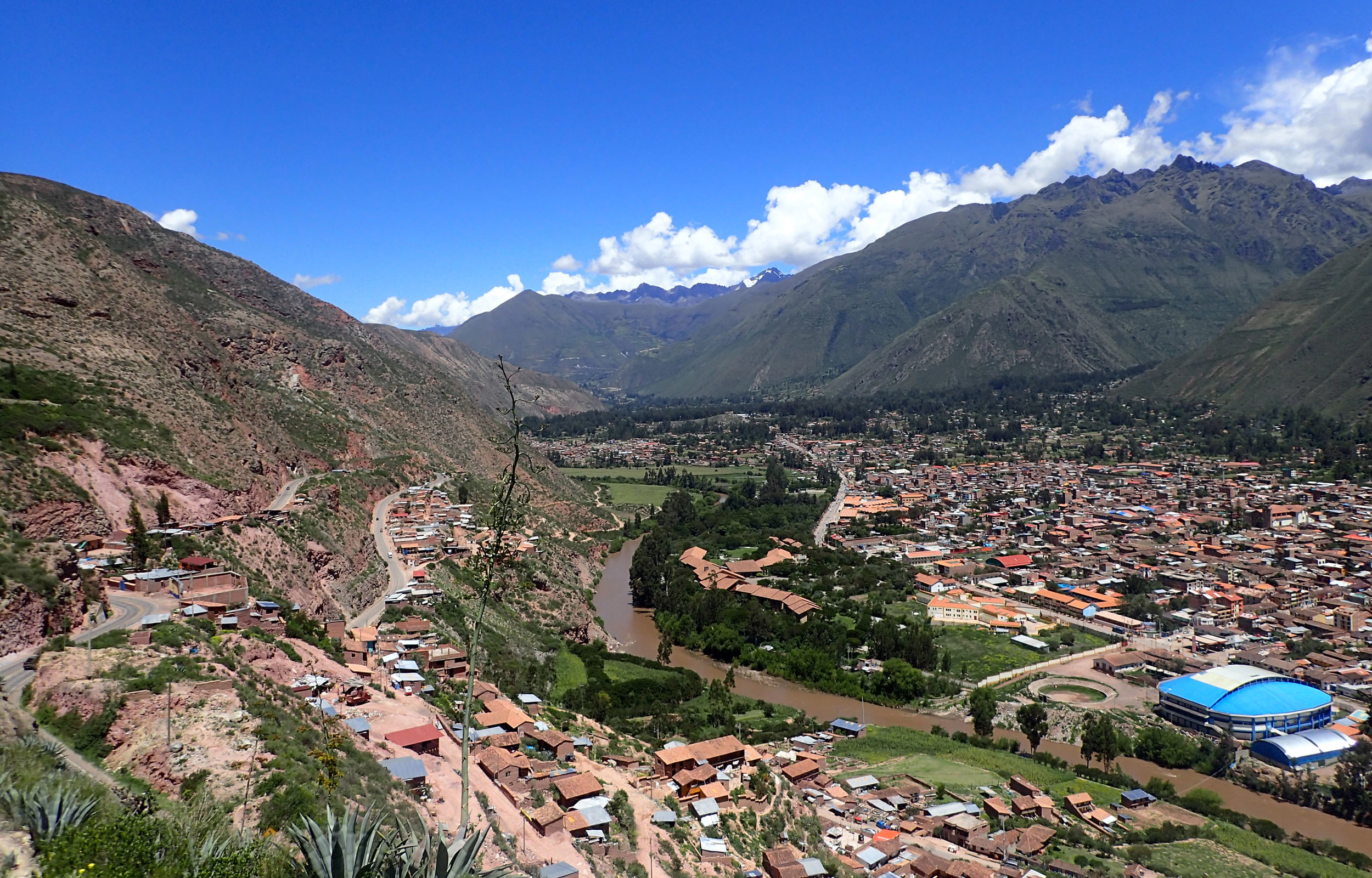 Urubamba town and river.jpg