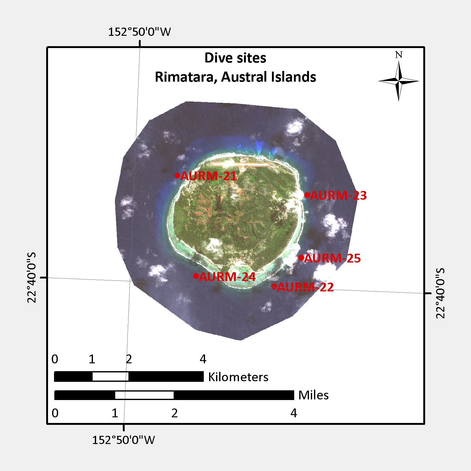 Please see the Living Oceans Foundation’s awesome, new maps page for high-resolution habitat maps of Rimatara.
